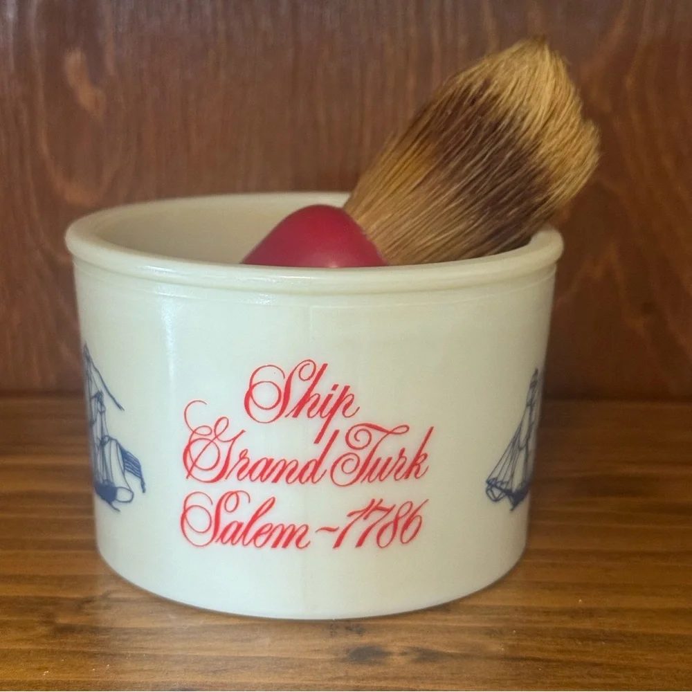 Old Spice Vintage Shaving Cup & Brush Set